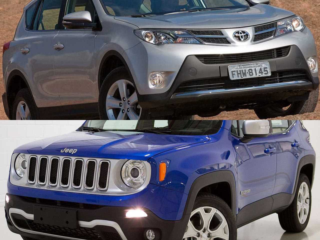 SUVs usados: Jeep Renegade diesel ou Toyota RAV4?