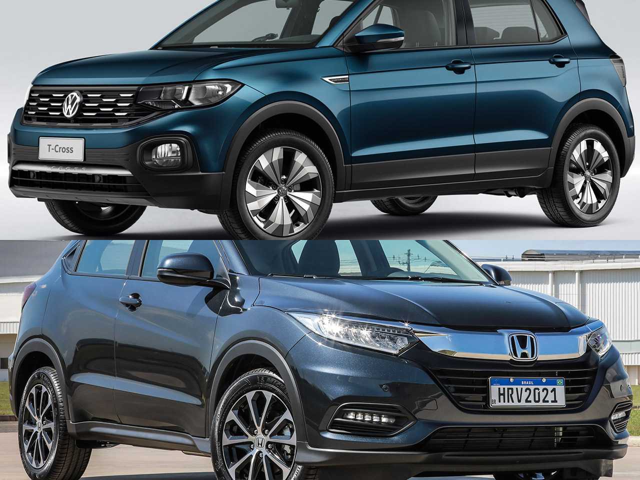 SUVs: VW T-Cross Comfortline ou um Honda HR-V EXL?