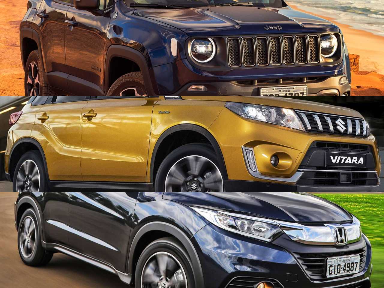 Suzuki Vitara 1.4 turbo 4x4, Honda HR-V EXL ou um Jeep Renegade diesel?
