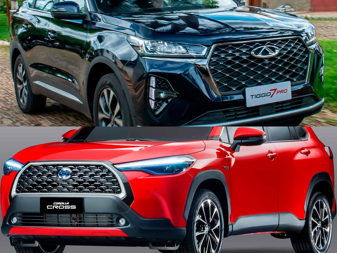 CAOA Chery Tiggo 7 Pro Max Drive ou um Toyota Corolla Cross?