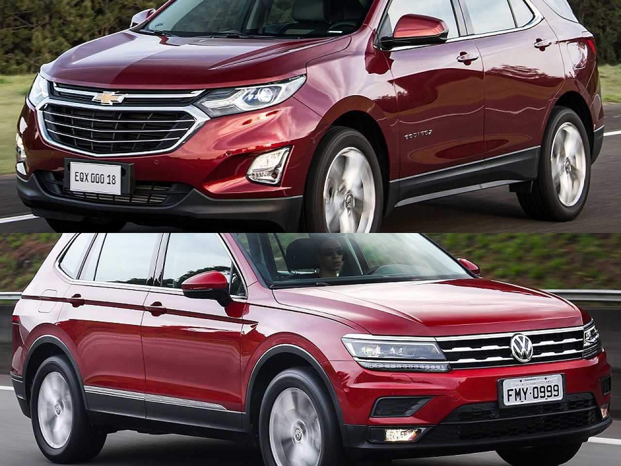 Tiguan Allspace 250 TSI ou um Chevrolet Equinox Premier?