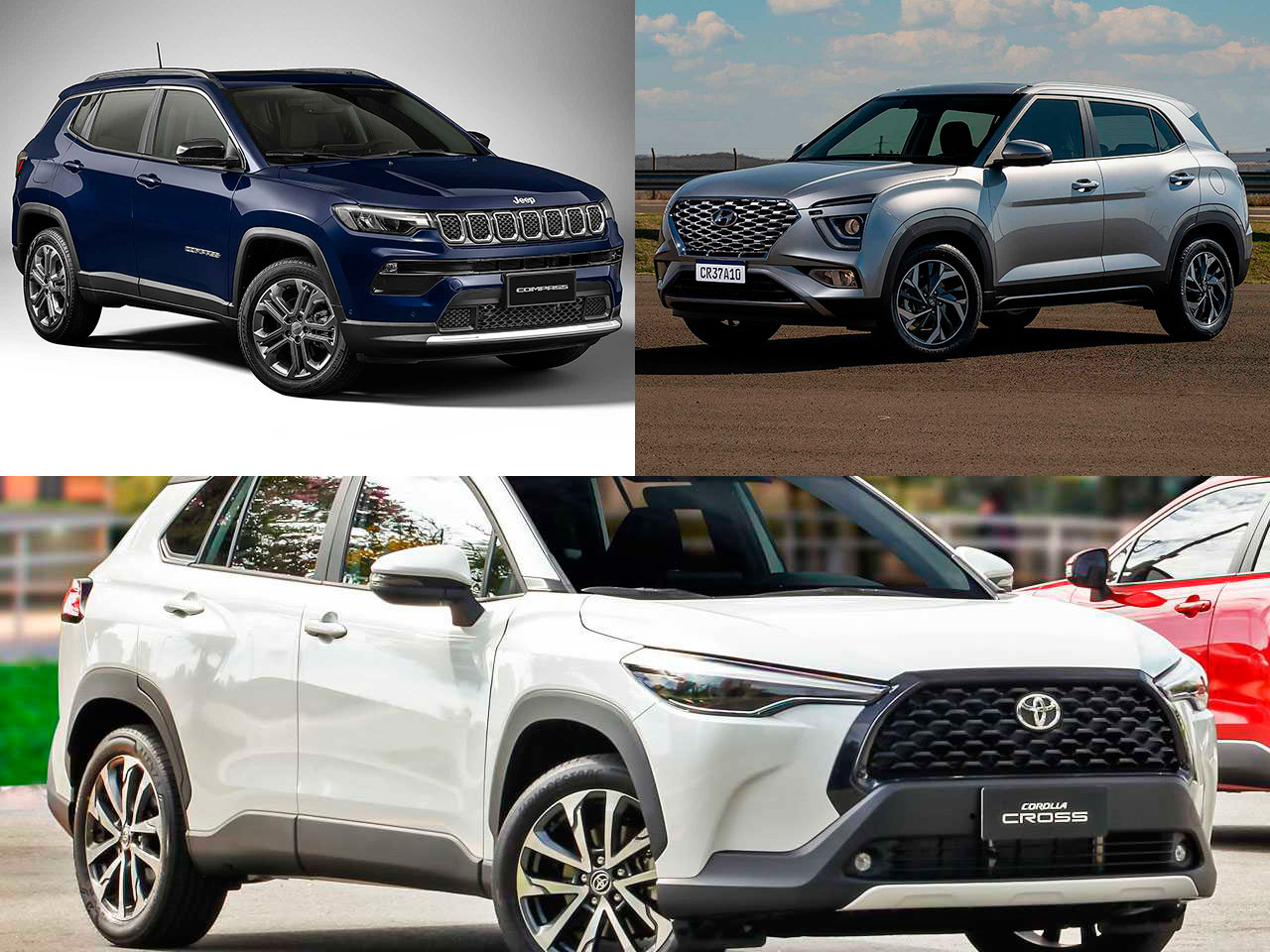 Toyota Corolla Cross, Jeep Compass ou um Hyundai Creta Ultimate?