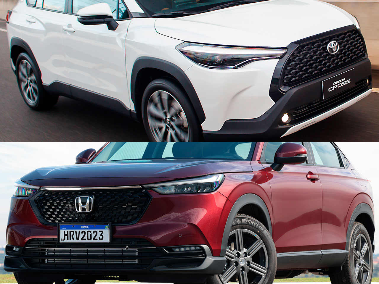 Toyota Corolla Cross XRE ou o novo Honda HR-V Advance?