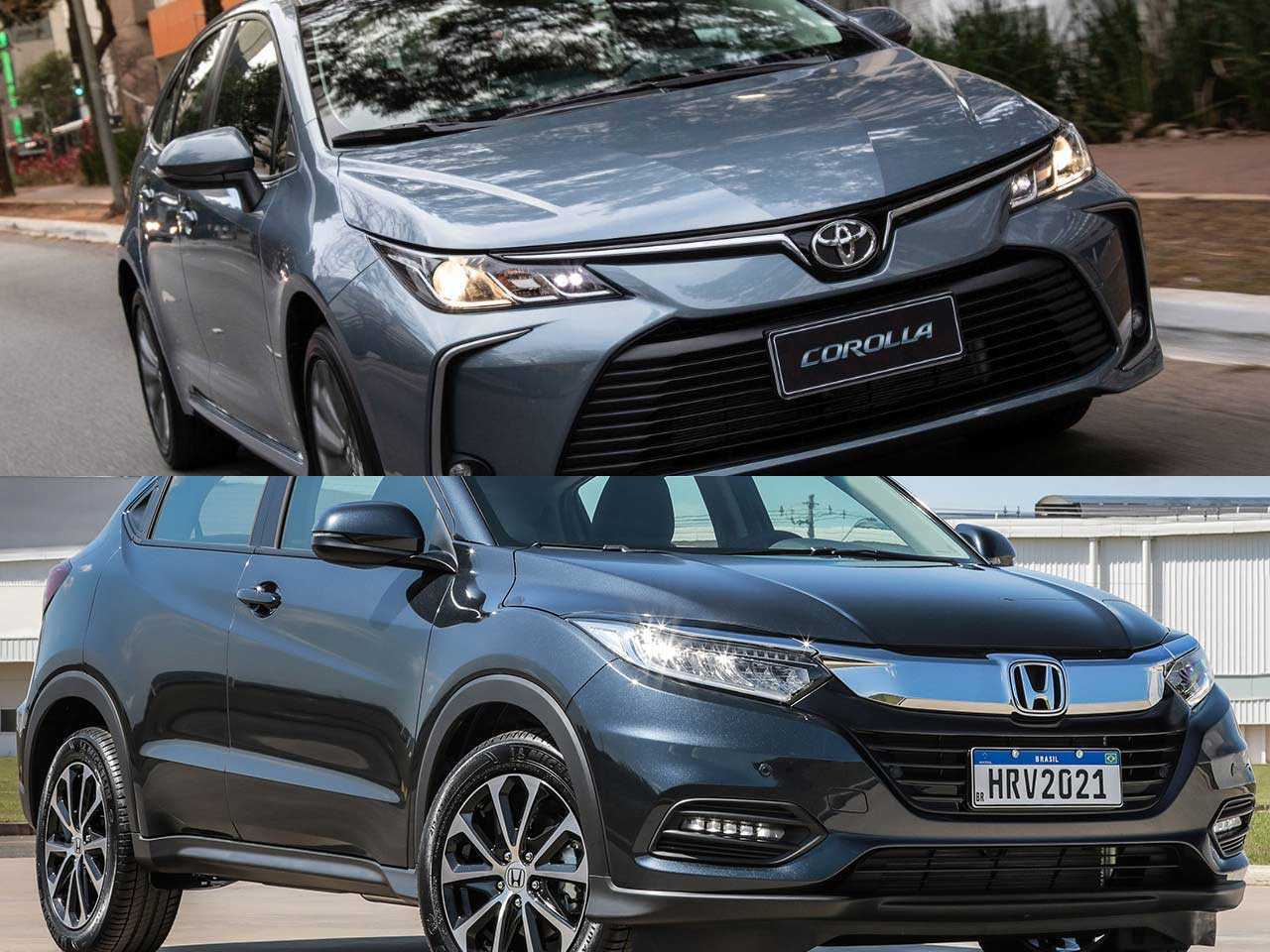 Toyota Corolla XEi 2022 ou um Honda HR-V EXL 2021?