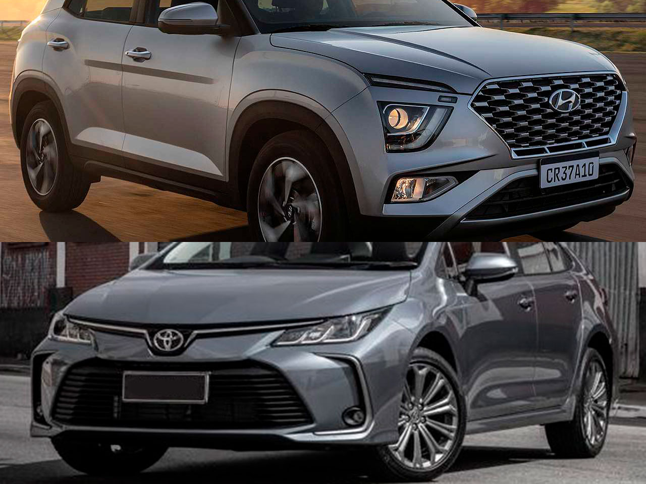 Toyota Corolla XEi ou um Hyundai Creta Platinum, ambos 2023?