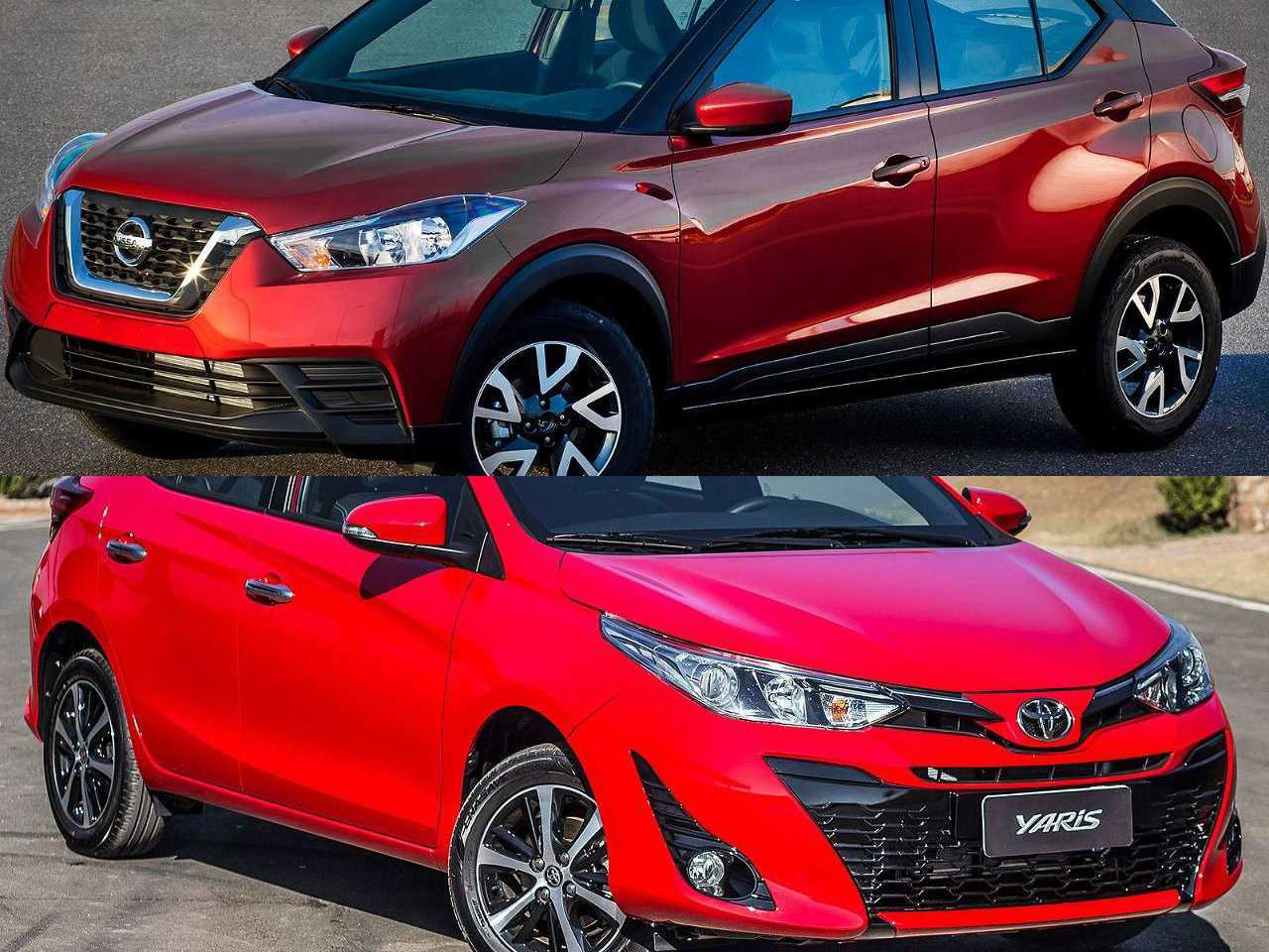 Toyota Yaris XS ou um Nissan Kicks SV Pack Plus?
