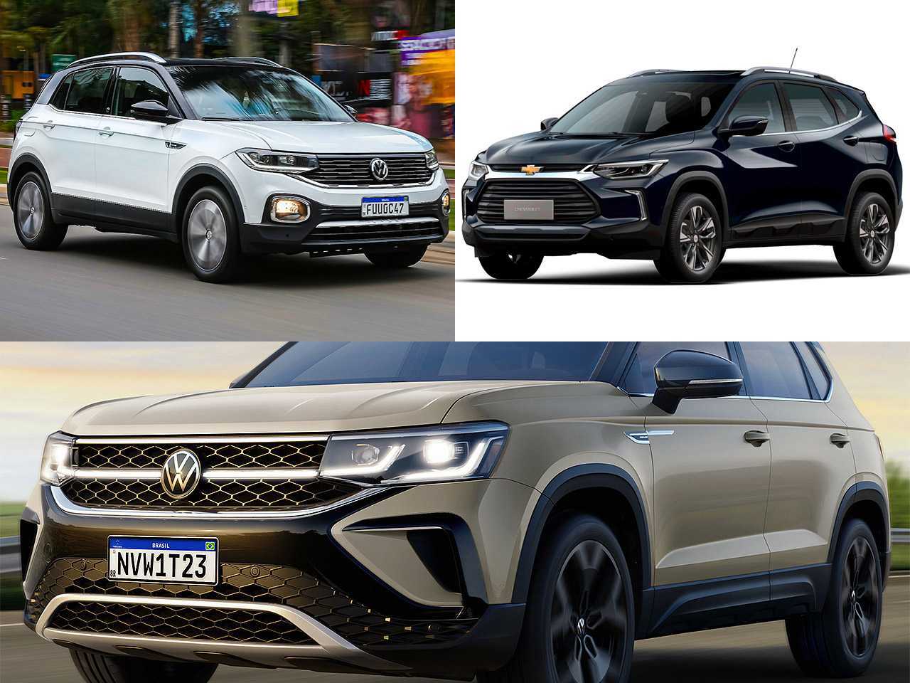 Tracker 1.2 Premier, T-Cross Highline completo ou aguardar o VW Taos?