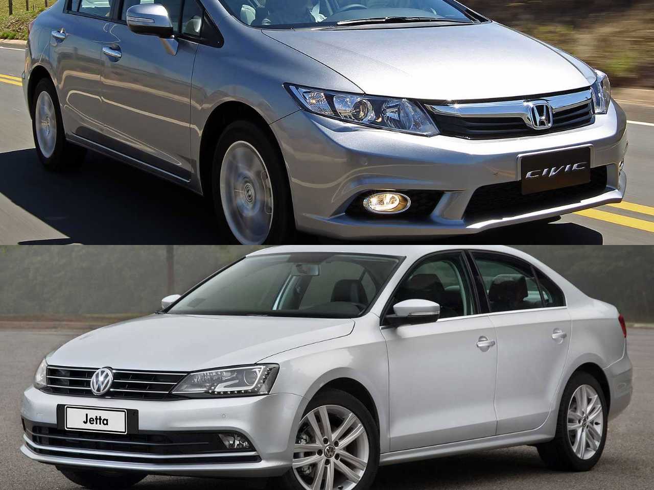 Um Civic 2014 manual ou um Jetta Highline 2.0 TSI 2012?