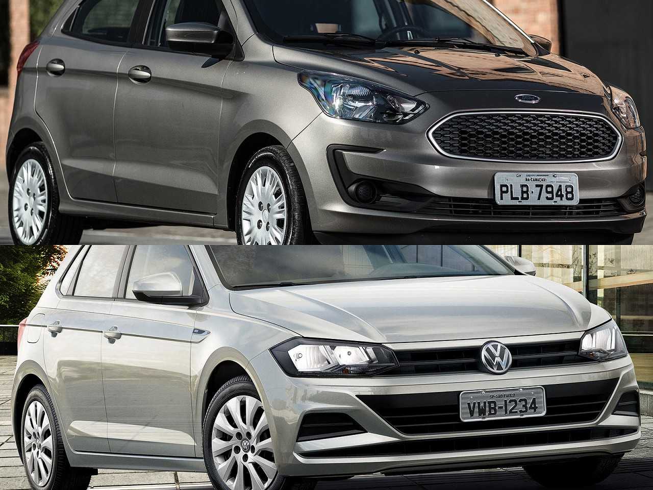 Um Ford Ka SE Plus ou um VW Polo 1.6, ambos automáticos?