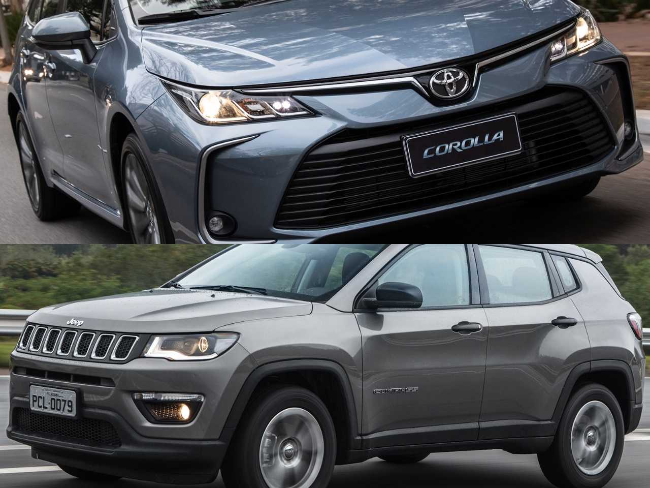 Um Toyota Corolla ou um Jeep Compass?