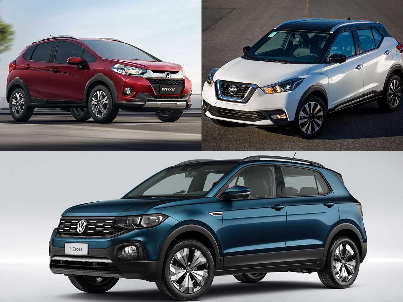 Uso para táxi: Nissan Kicks, VW T-Cross ou Honda WR-V?