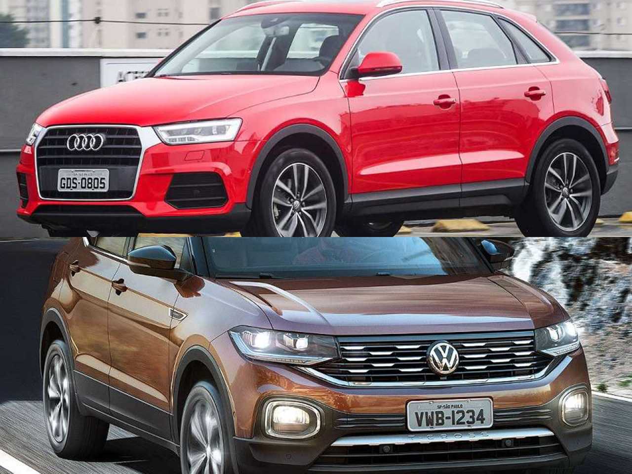 VW T-Cross Highline ou um Audi Q3 2017?