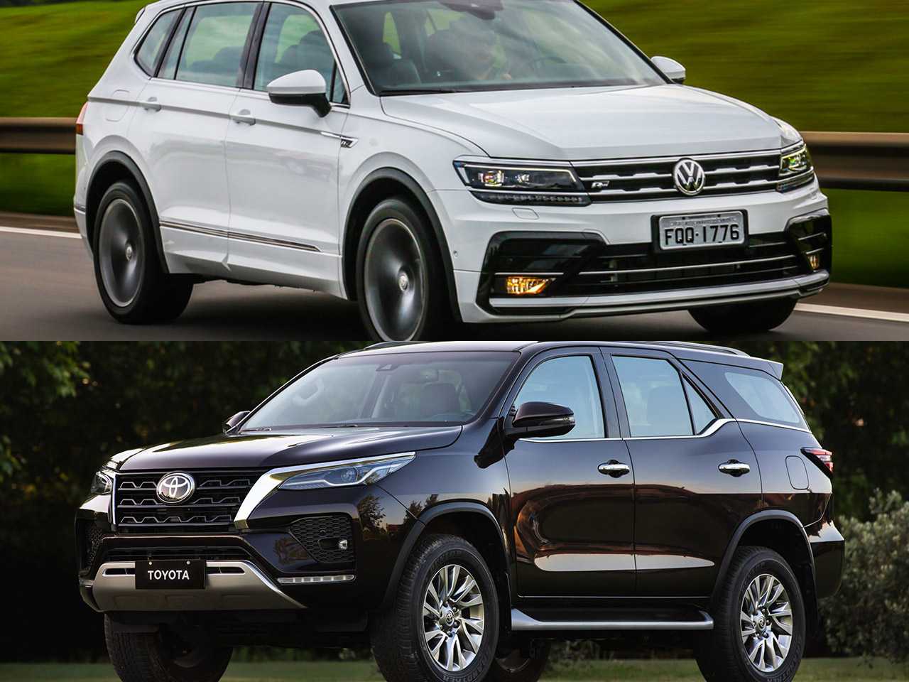 VW Tiguan Allspace R-Line ou um Toyota SW4 SRX?