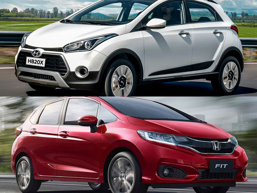 Ambos 2019: Honda Fit EX ou um Hyundai HB20X Premium? - Guru dos Carros