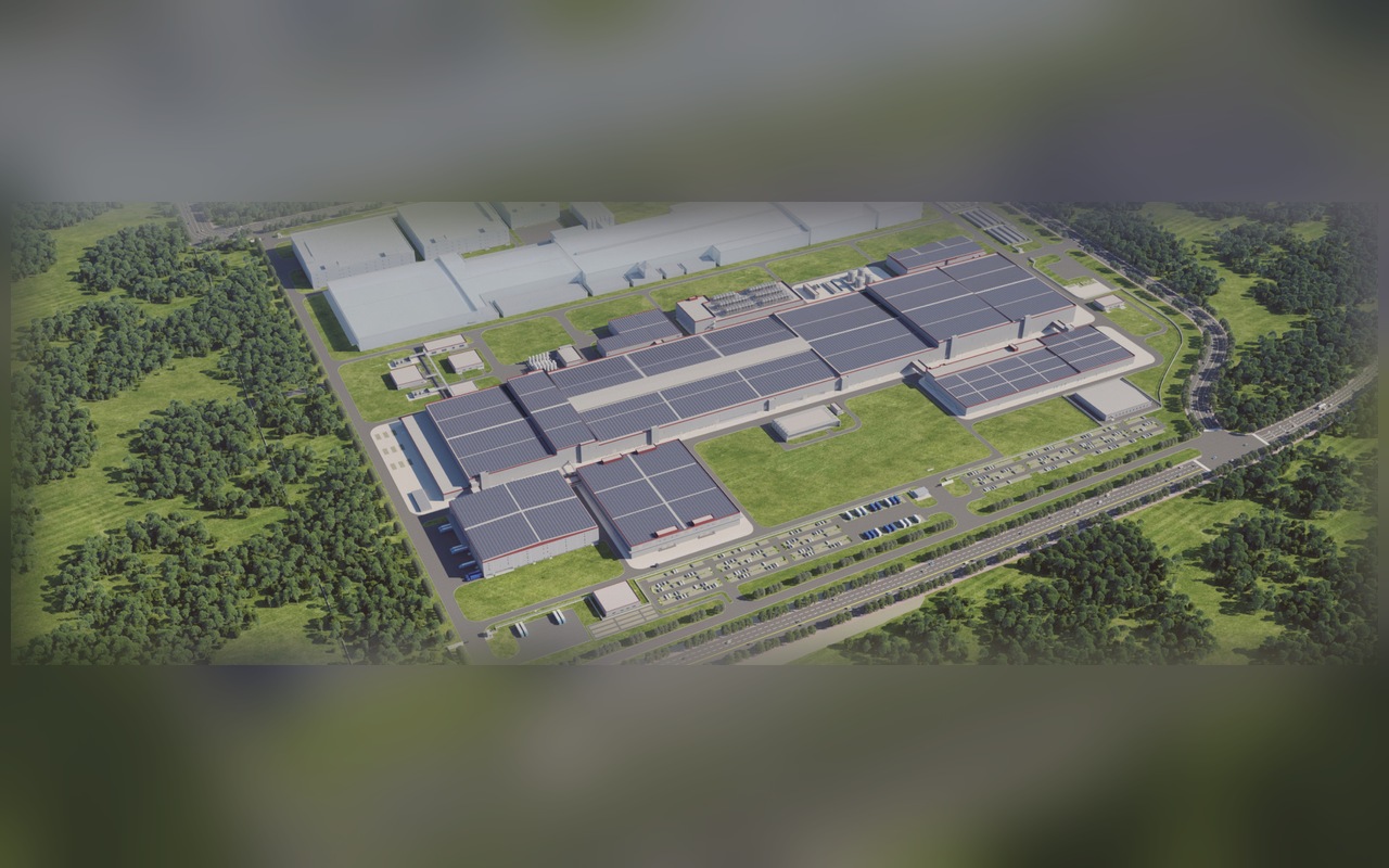 Projeto da fábrica de baterias da CATL em Debrecen, na Hungria