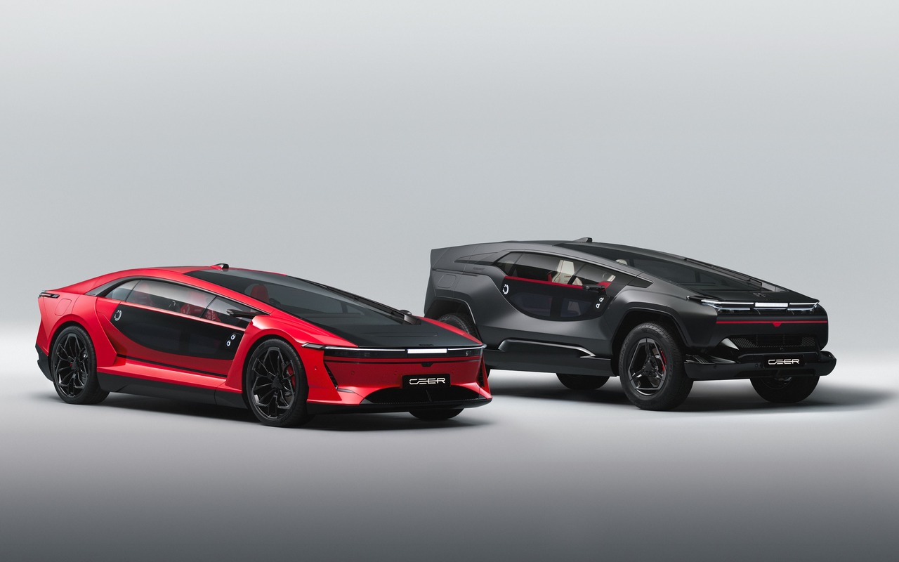 Sedã e SUV elétricos Ceer Exobot