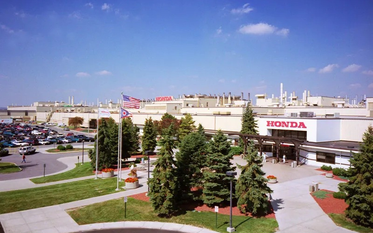 Fábrica da Honda em Marysville, no estado de Ohio