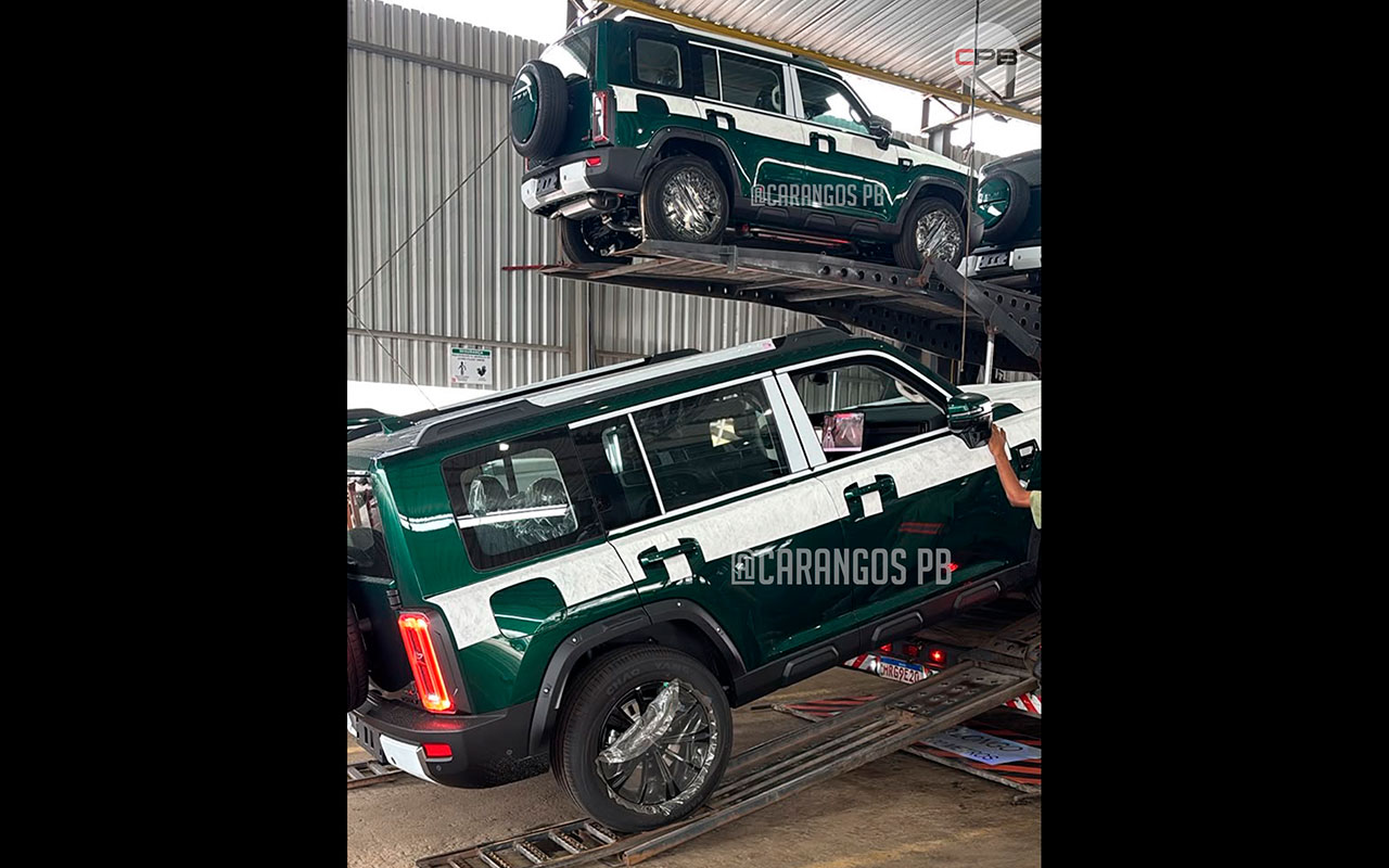 GWM Haval H7 sendo transportado no Brasil