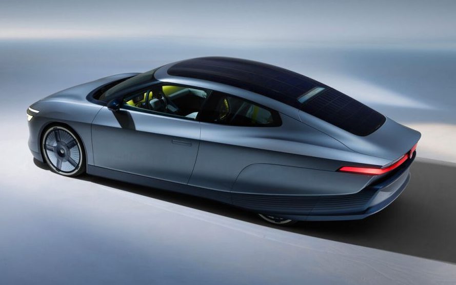 Volkswagen Mission Efficiency com carroceria aerodinâmica e rodas traseiras carenadas