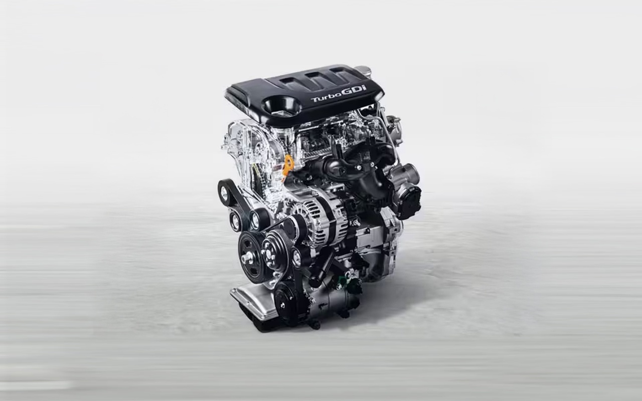 Motor Hyundai Kappa 1.0 Turbo GDI Flex em imagem de divulgação