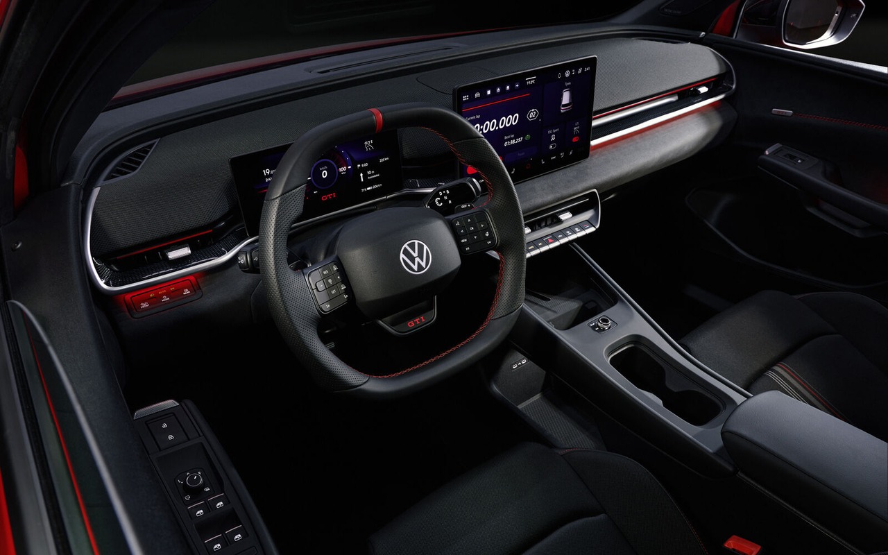 Painel e volante do Volkswagen ID. Polo GTI